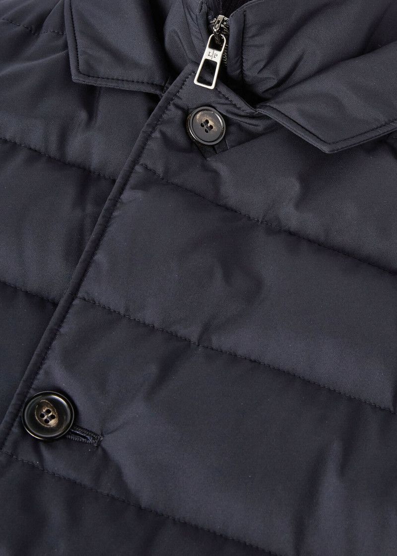 Loro Piana o1w1db10226 FAN3988 Nama Jacket in Navy Blue Size US XL / EU 56 / 4 - 6 Thumbnail