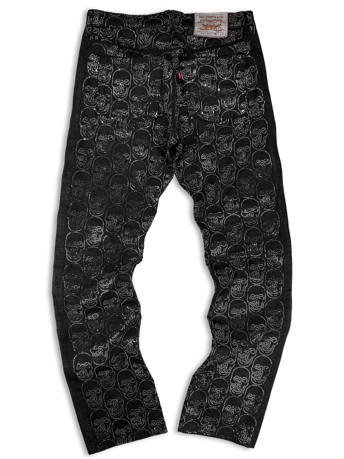 Andy Warhol × Damien Hirst × Levi's 2008 Levi’s 501 Damien Hirst Andy Warhol 1/51 Crystal Jeans Size US 32 / EU 48 - 4 Thumbnail