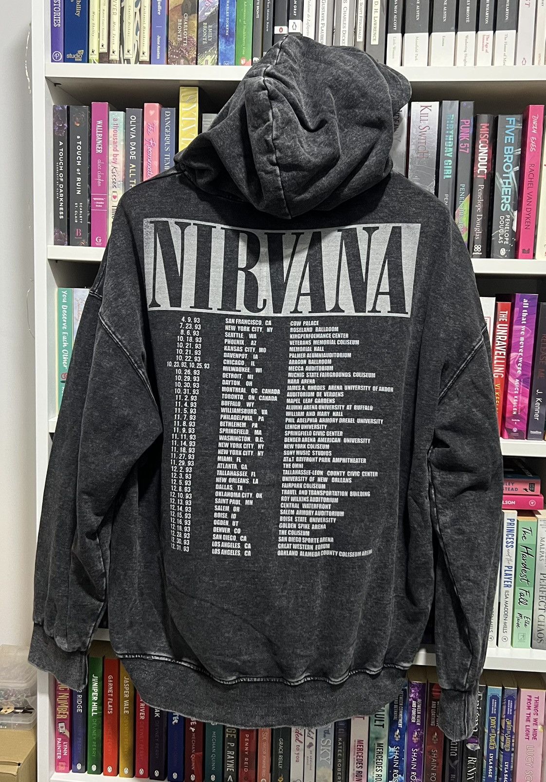 Nirvana Nirvana In Utero 1993 Tour Zipper Hoodie Size US XL / EU 56 / 4 - 2 Thumbnail
