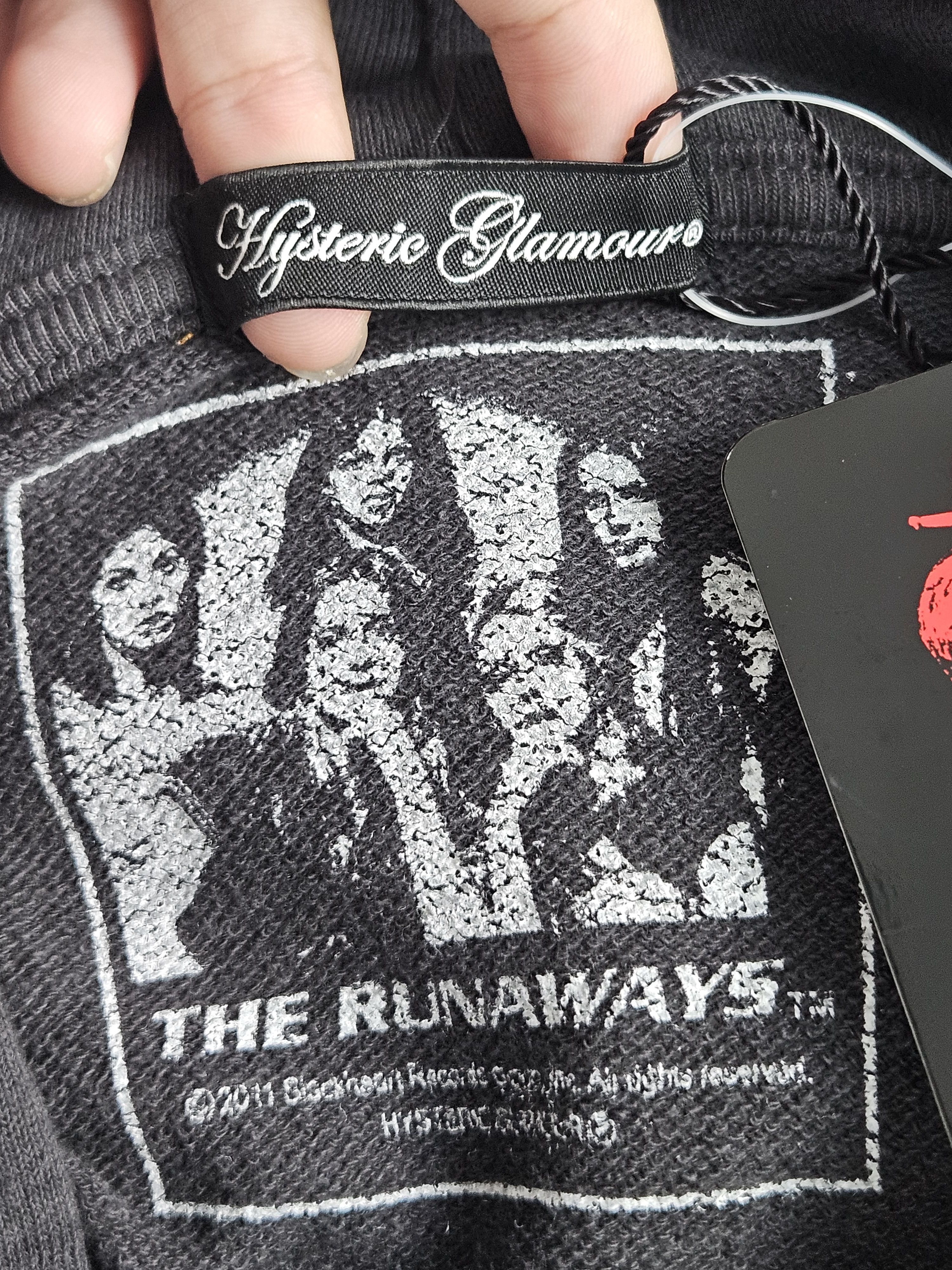 Band Tees × Hysteric Glamour Hysteric Glamour The Runaways Cherry Bomb hoodie shirt Size S / US 4 / IT 40 - 4 Thumbnail