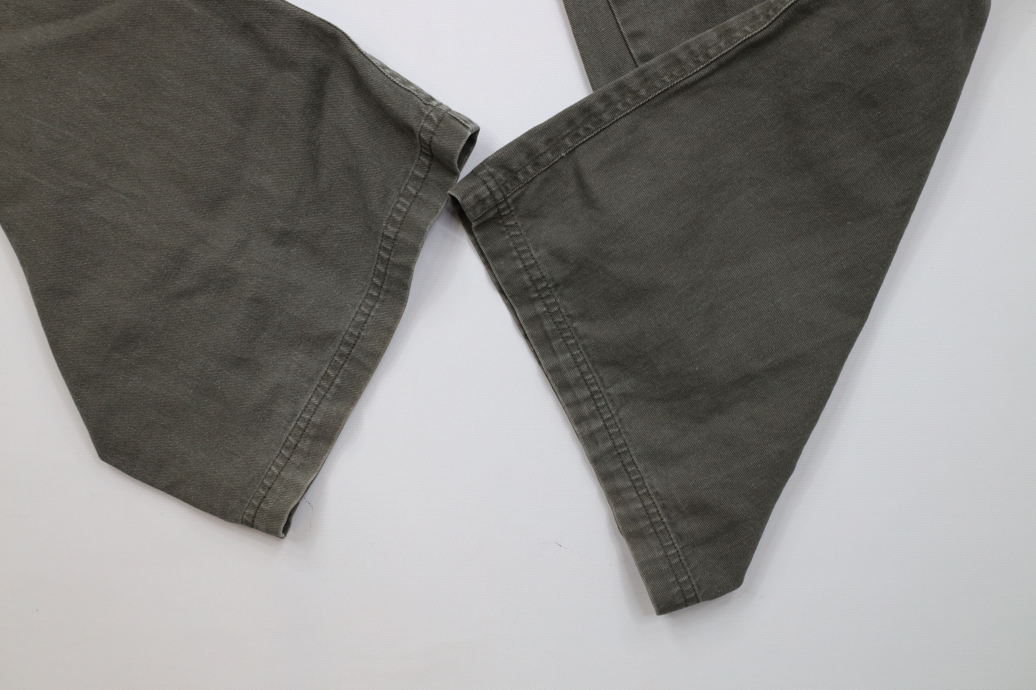 Vintage Vintage 90s Y2K Streetwear Wide Leg Skateboard Pants Green Size US 34 / EU 50 - 6 Thumbnail