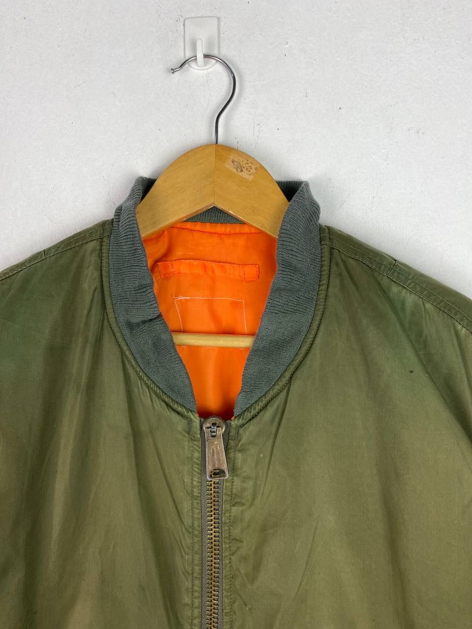 Japanese Brand vintage japanese brand thrashed bomber jacket Size US XXL / EU 58 / 5 - 2 Thumbnail