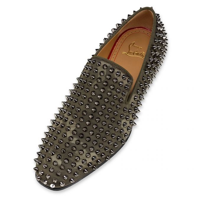 Christian Louboutin o1s1wg110924 Dandelion Spikes Loafer in Brown Size US 11 / EU 44 - 2 Thumbnail