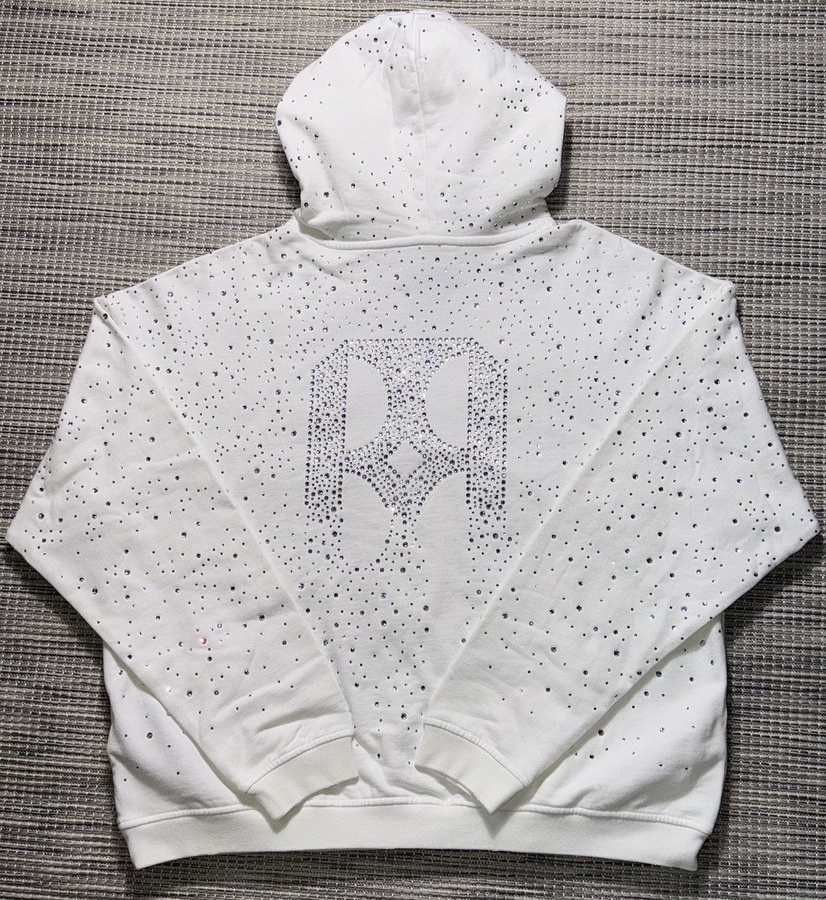 Birth of Royal Child White Swarovski Diamond Hoodie Size US M / EU 48-50 / 2 - 2 Thumbnail