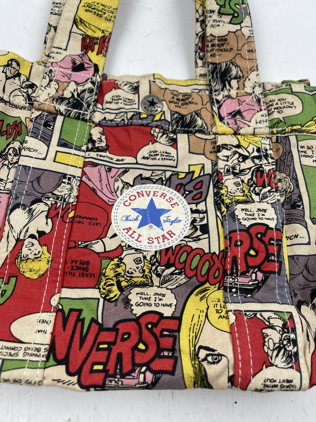 Converse rare design vintage converse tote bag tc43 Size ONE SIZE - 3 Thumbnail