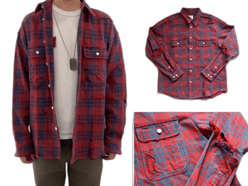 Visvim visvim lumber check crash shirt jacket Size US M / EU 48-50 / 2 - 1 Thumbnail