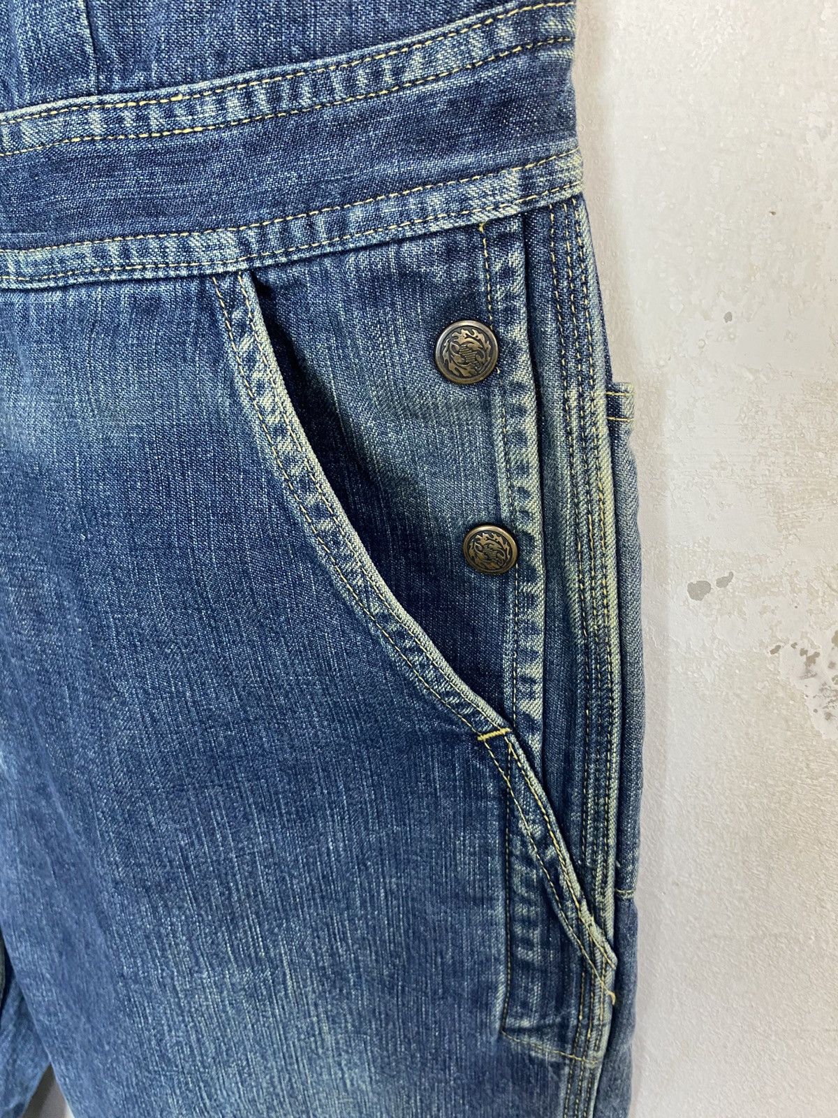 Kapital Kapital All In One Indigo Denim Overall Workwear Size US 32 / EU 48 - 5 Thumbnail