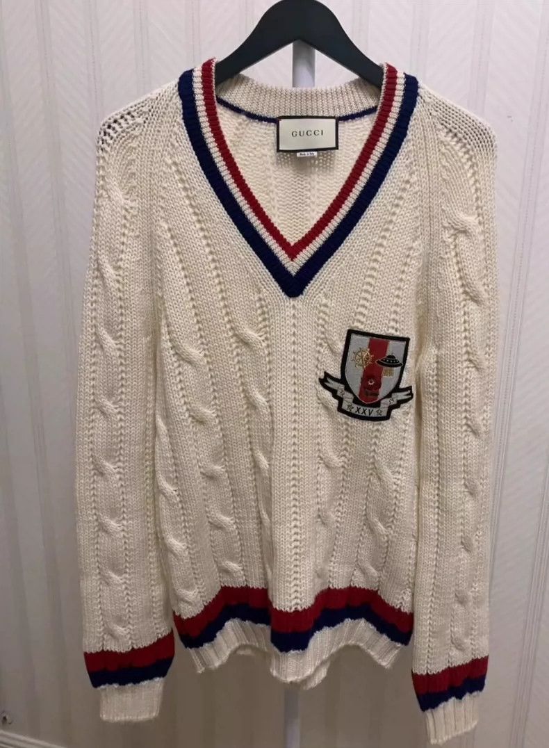 Gucci Authentic Gucci Cable Knit Sweater Size S - dmc Size US S / EU 44-46 / 1 - 1 Thumbnail