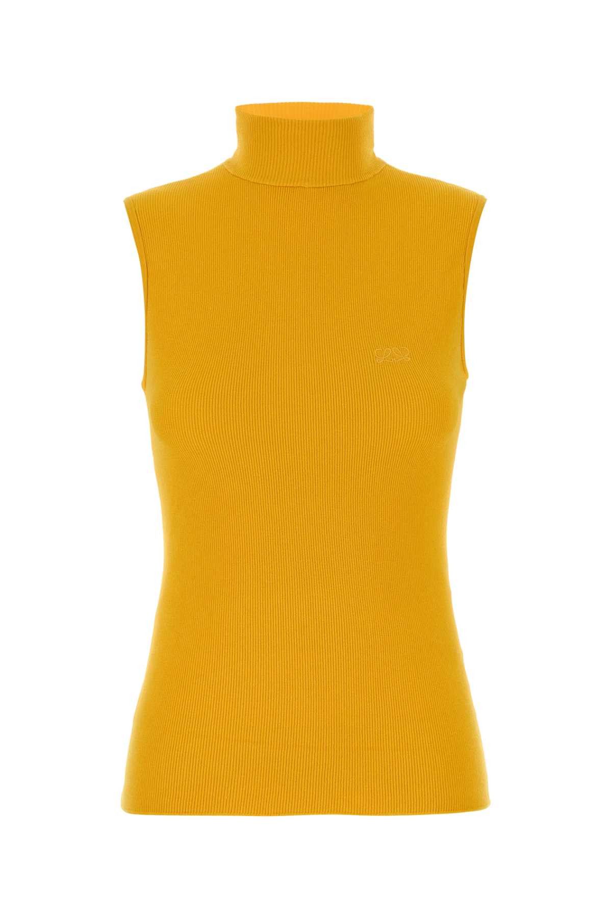 Loewe Yellow Knit Top Size XS / US 0-2 / IT 36-38 - 1 Thumbnail
