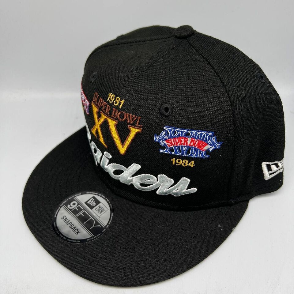 NFL × New Era Las Vegas Raiders Oakland Super Bowl New Era Hat Snapback Size ONE SIZE - 3 Thumbnail