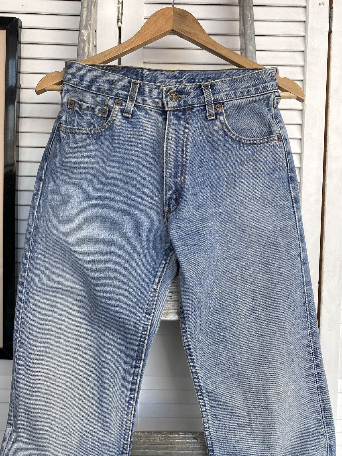 Levi's × Vintage Vintage Levis 534 Light Wash Blue Denim Slim Jeans Pants USA Size US 27 - 3 Thumbnail