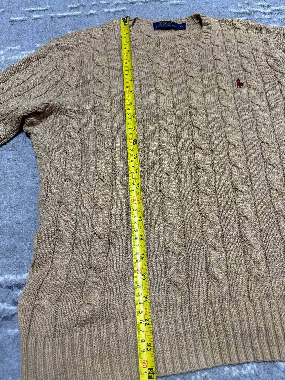 Polo Ralph Lauren 🧵 Polo Ralph Lauren Cable Knit Sweater — Classic Beige Size US XS / EU 42 / 0 - 9 Thumbnail