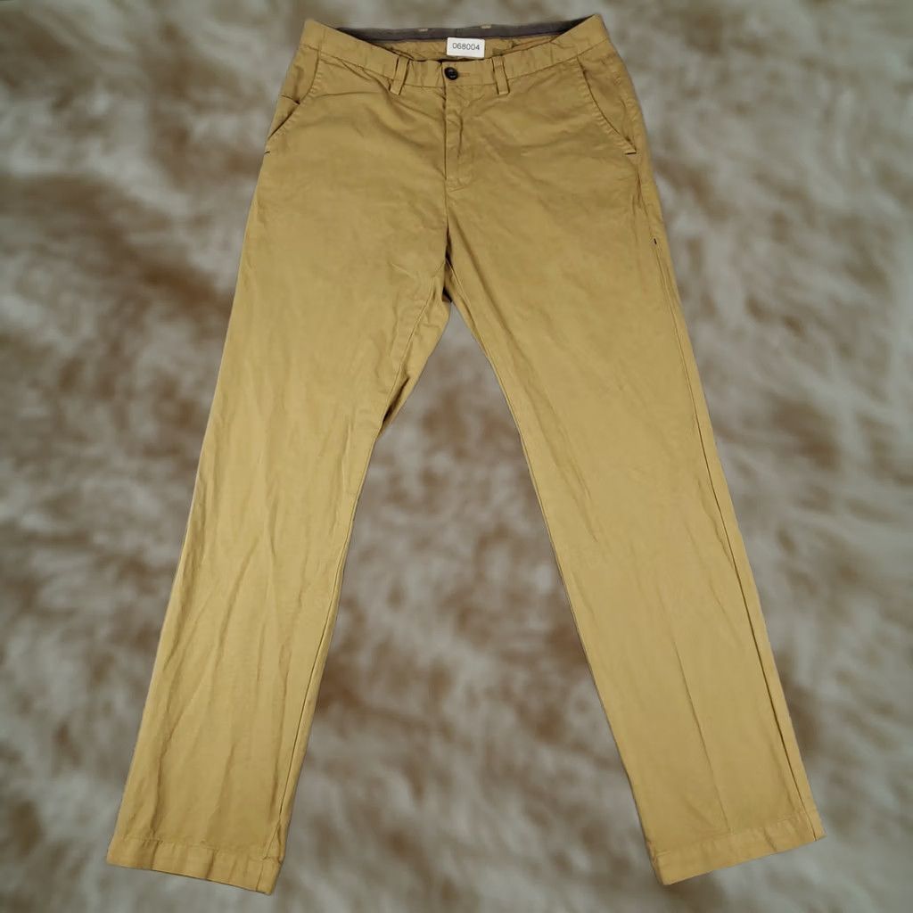 Tommy Bahama Tommy Bahama Pants Mens 33x32 Chino Trousers Blue Cotton Blend Flat Front Regular Rise Mid 10-12 Inseam 32 Size US 33 - 1 Thumbnail