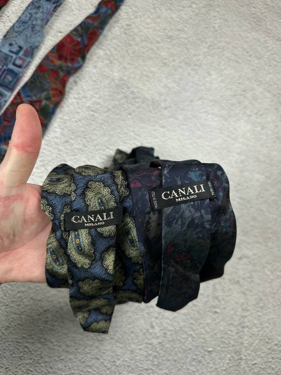 Canali Vintage Canali Tie Silk x5 Old Money Style Size ONE SIZE - 7 Thumbnail