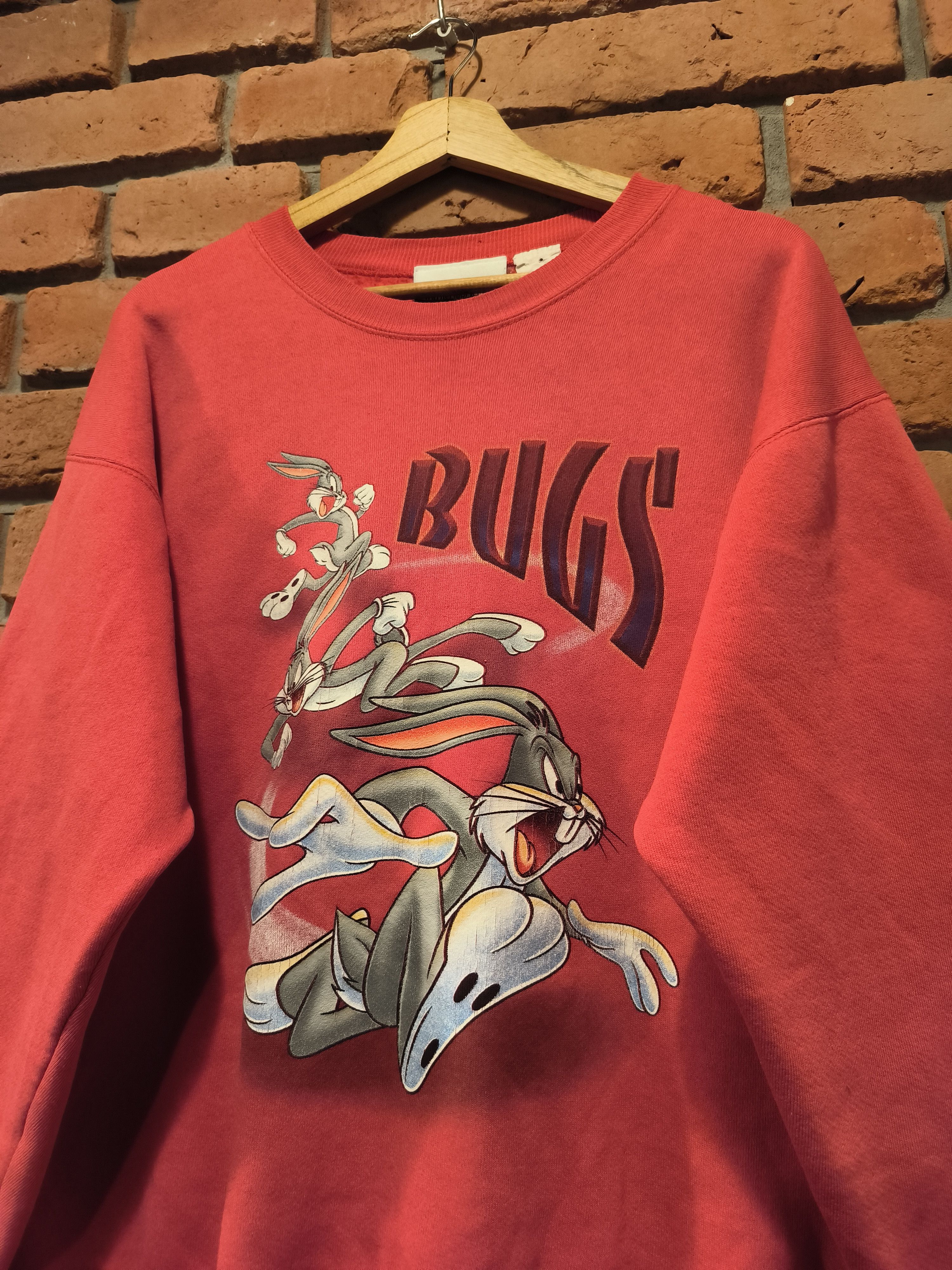 Vintage × Warner Bros Vintage 90s Warner Bros Crewneck Bugs 1997 Sweatshirt USA Size US M / EU 48-50 / 2 - 2 Thumbnail