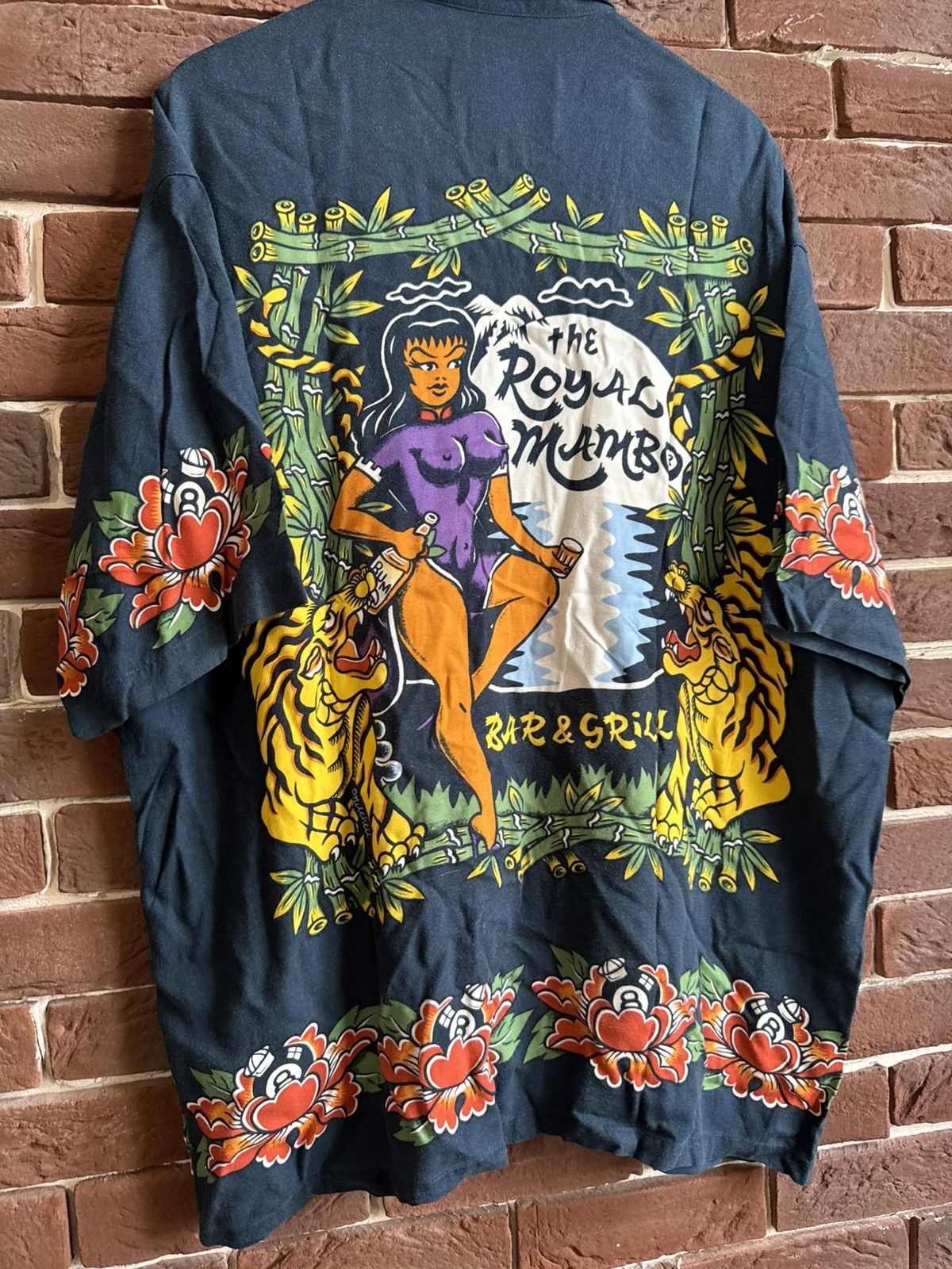 Mambo Vintage 90s MAMBO Shirt Traditional Tattoo Australia Hawaii Size US L / EU 52-54 / 3 - 6 Thumbnail