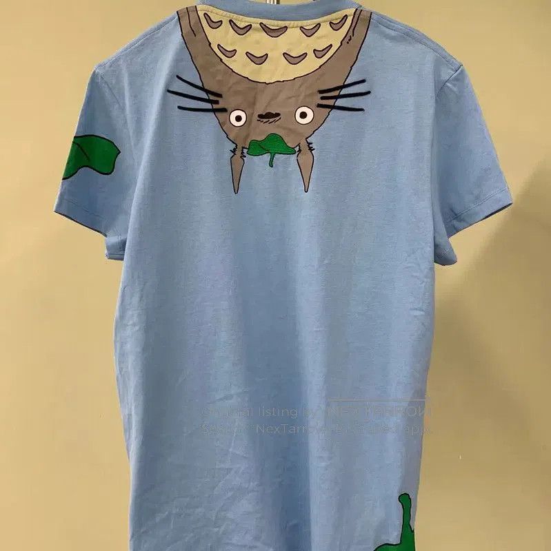 Loewe Loewe Cute Blue Cotton T-shirt . Size S / US 4 / IT 40 - 2 Thumbnail