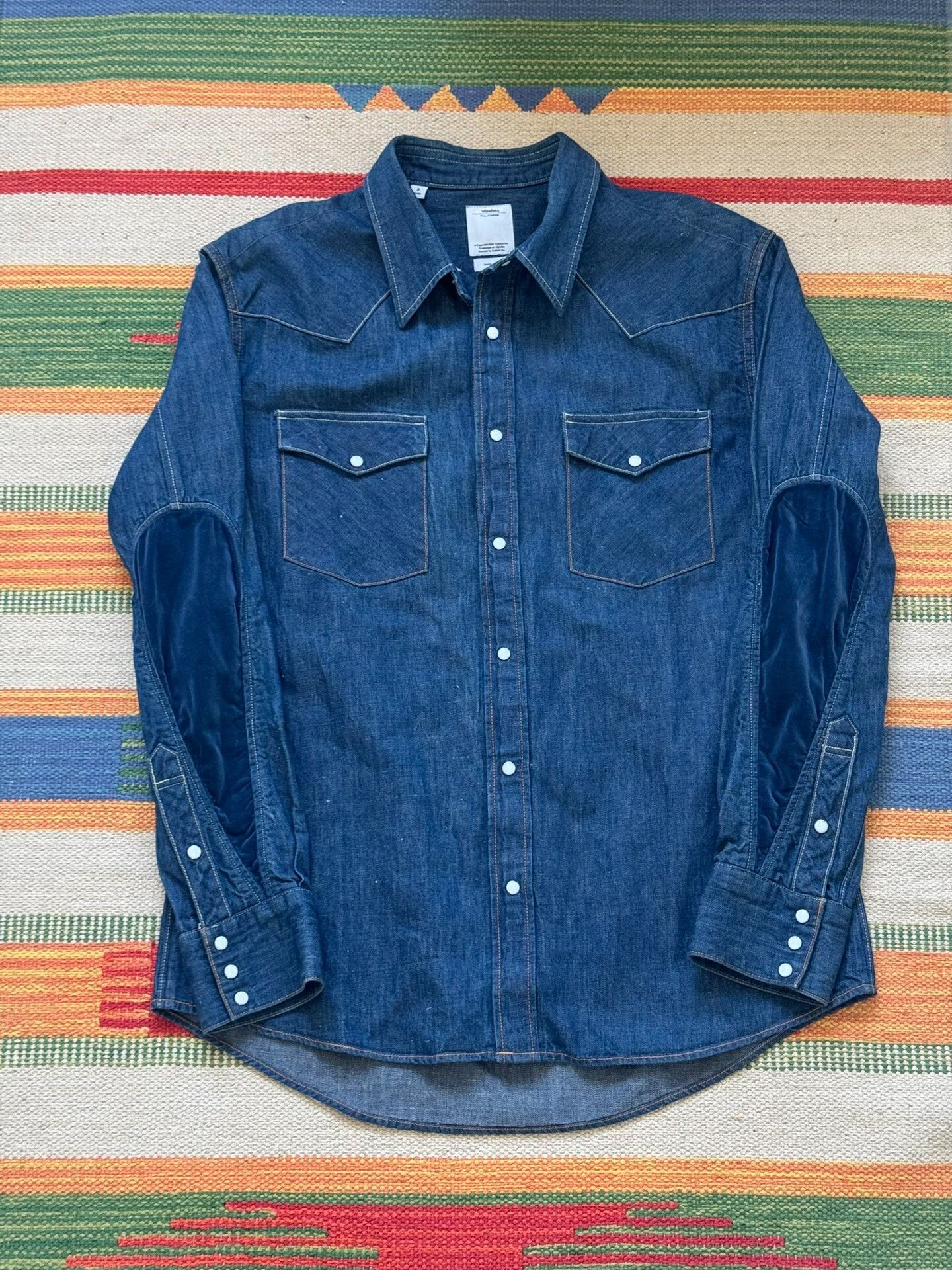 Visvim visvim albacore one wash denim shirt Size US M / EU 48-50 / 2 - 1 Thumbnail