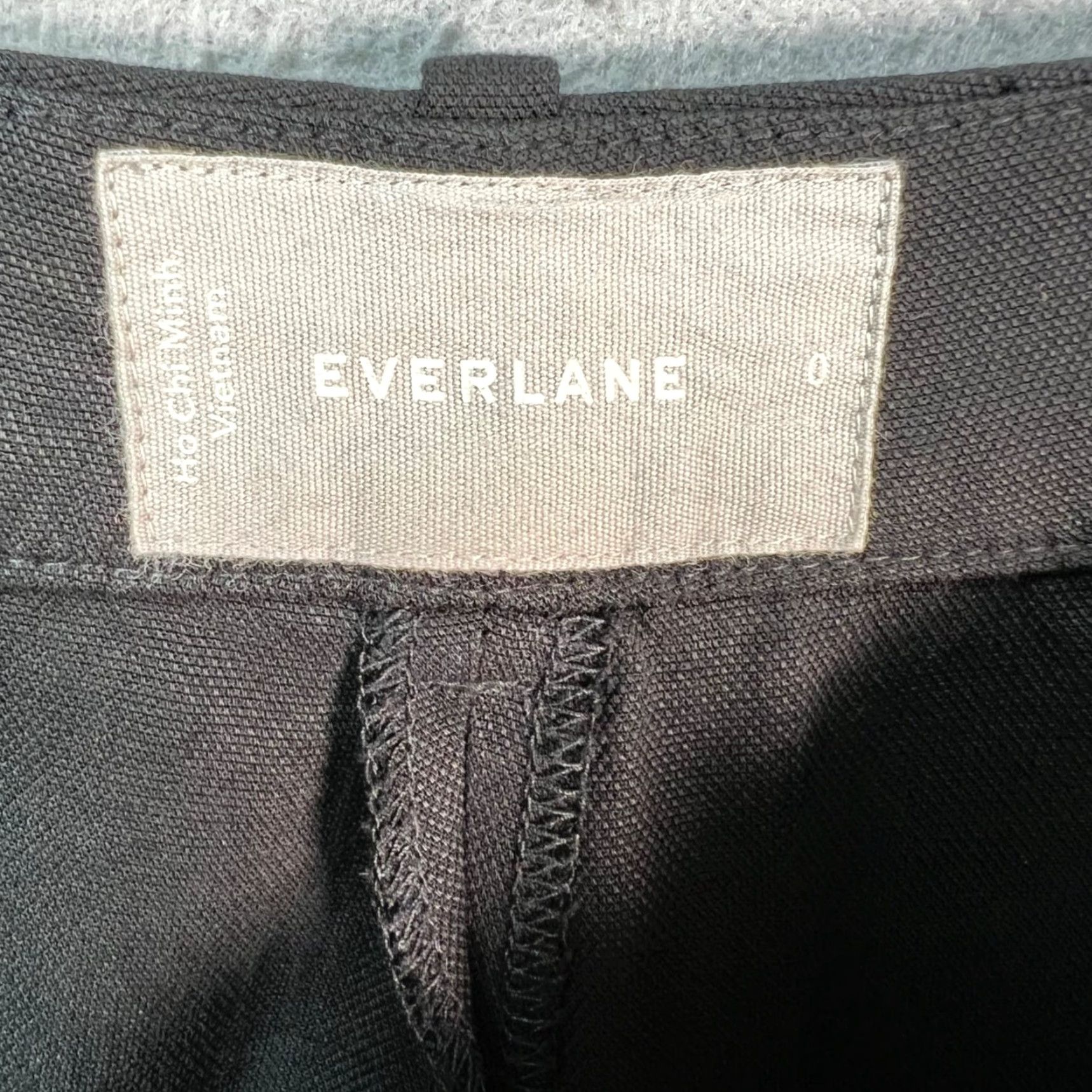Everlane Everlane Womens Size 0 Black Tencel Pleated Pants Relaxed Fit Size 25" / US 0 / IT 36 - 3 Thumbnail