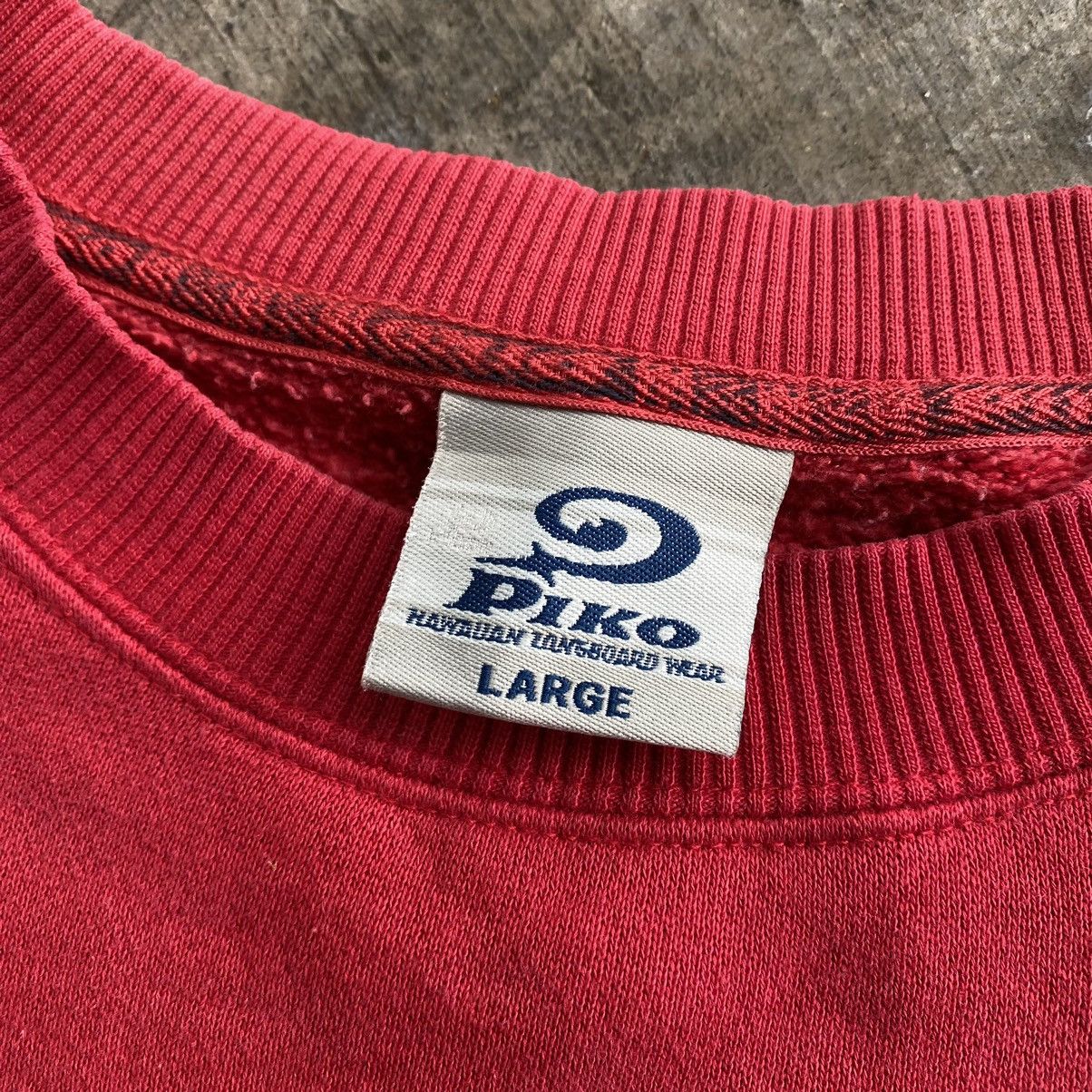Vintage PIKO Hawaiian Surf Wear Big Logo Sweatshirt Size US L / EU 52-54 / 3 - 4 Thumbnail