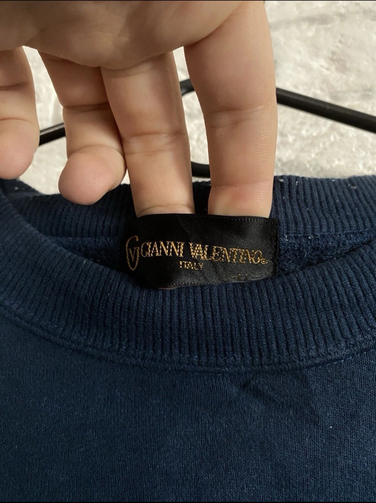 Gianni Valentino Vintage Sweatshirt Gianni Valentino Sz L Size US L / EU 52-54 / 3 - 2 Thumbnail
