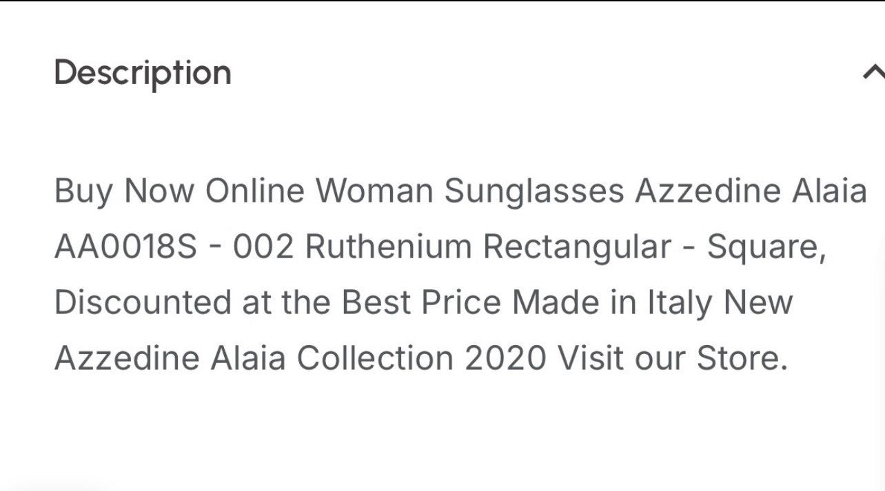 Other Azzedine Alaia Sunglasses (Unisex) Size ONE SIZE - 14 Thumbnail