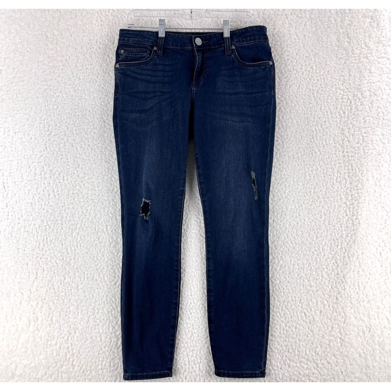 Vintage KUT from the Kloth Blue Denim Skinny Jeans Womens Mid-Rise Size 8 Size 30" / US 8 / IT 44 - 2 Thumbnail