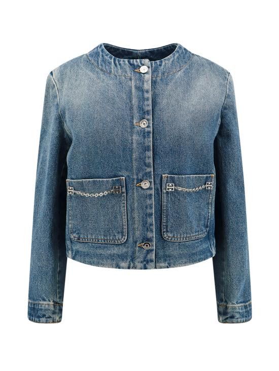 Givenchy GIVENCHY Women Jackets BW00NB5Y9N 420 Blue Size M / US 6-8 / IT 42-44 - 1 Thumbnail