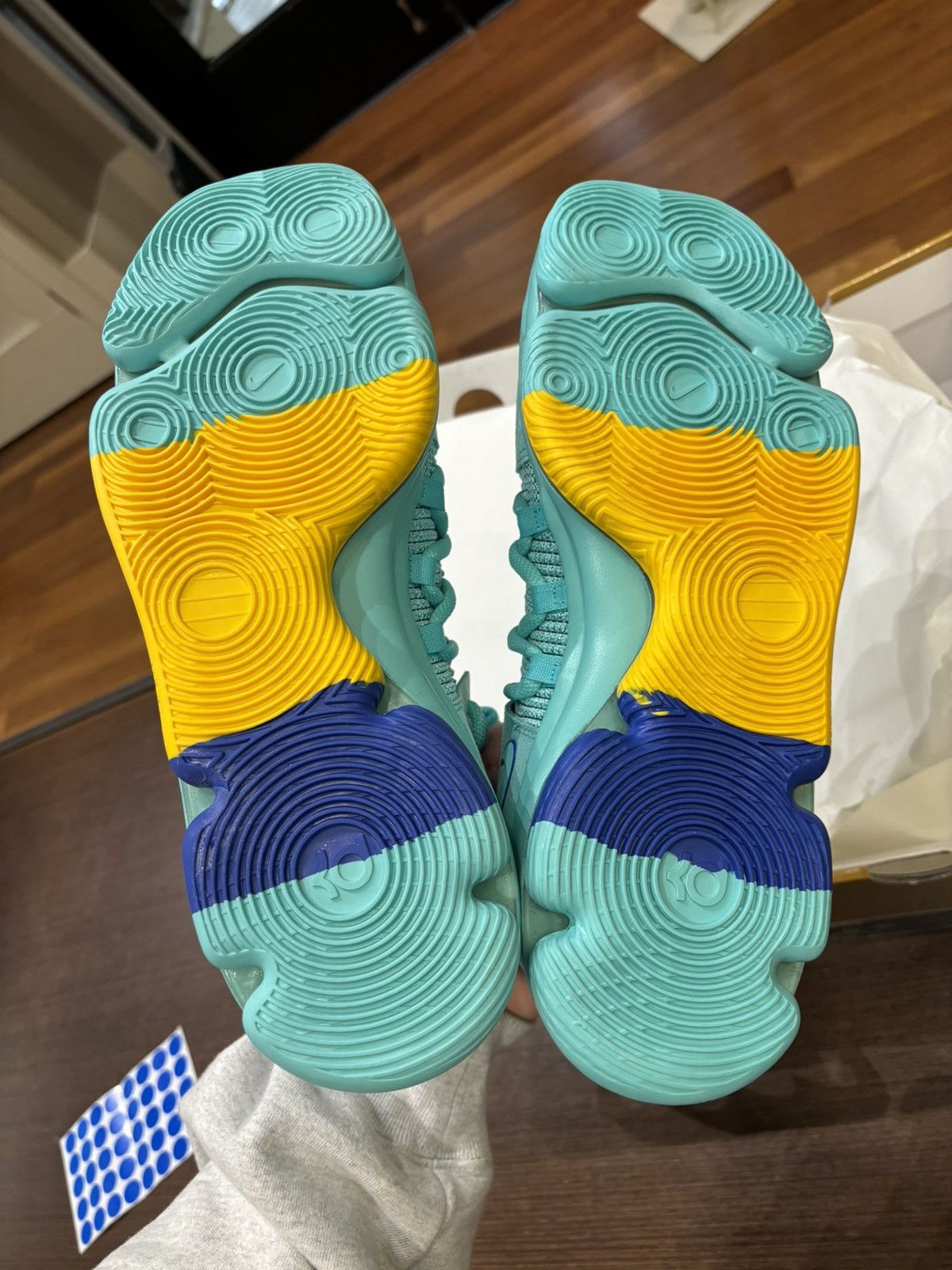 Nike KD 10 “City Edition 2” Teal Size US 12 / EU 45 - 5 Thumbnail