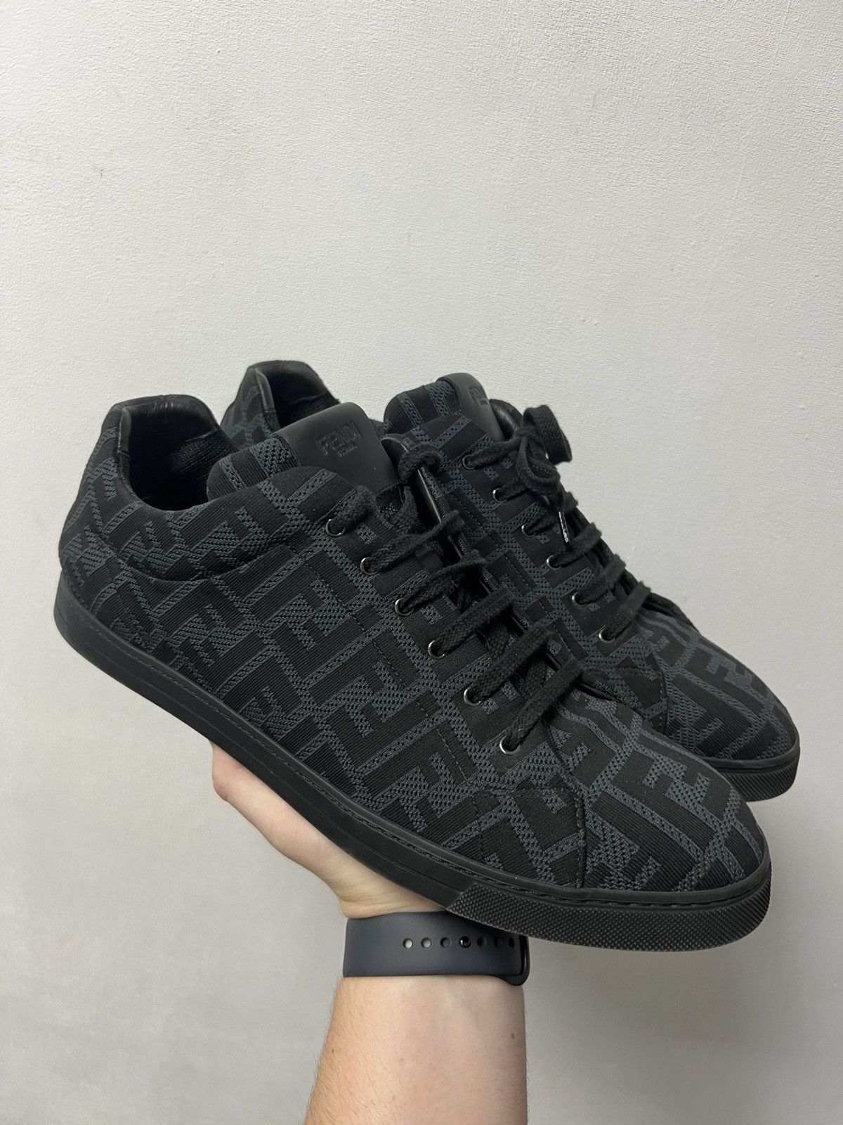 Fendi Fendi Monogram Lot Top Sneakers Size US 12 / EU 45 - 1 Thumbnail