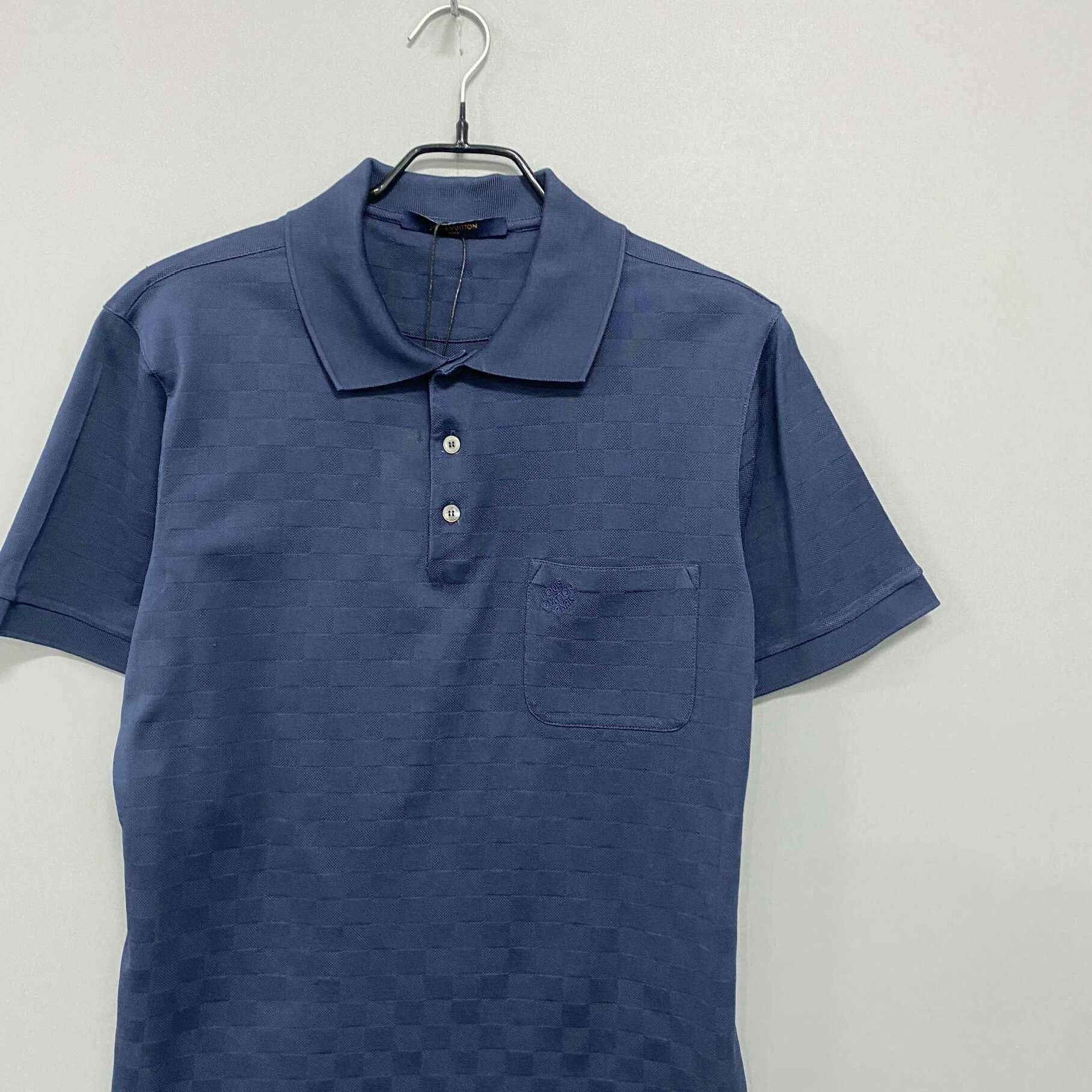 Louis Vuitton Louis Vuitton Checkered Blue T-Shirt l Men Size US L / EU 52-54 / 3 - 1 Thumbnail