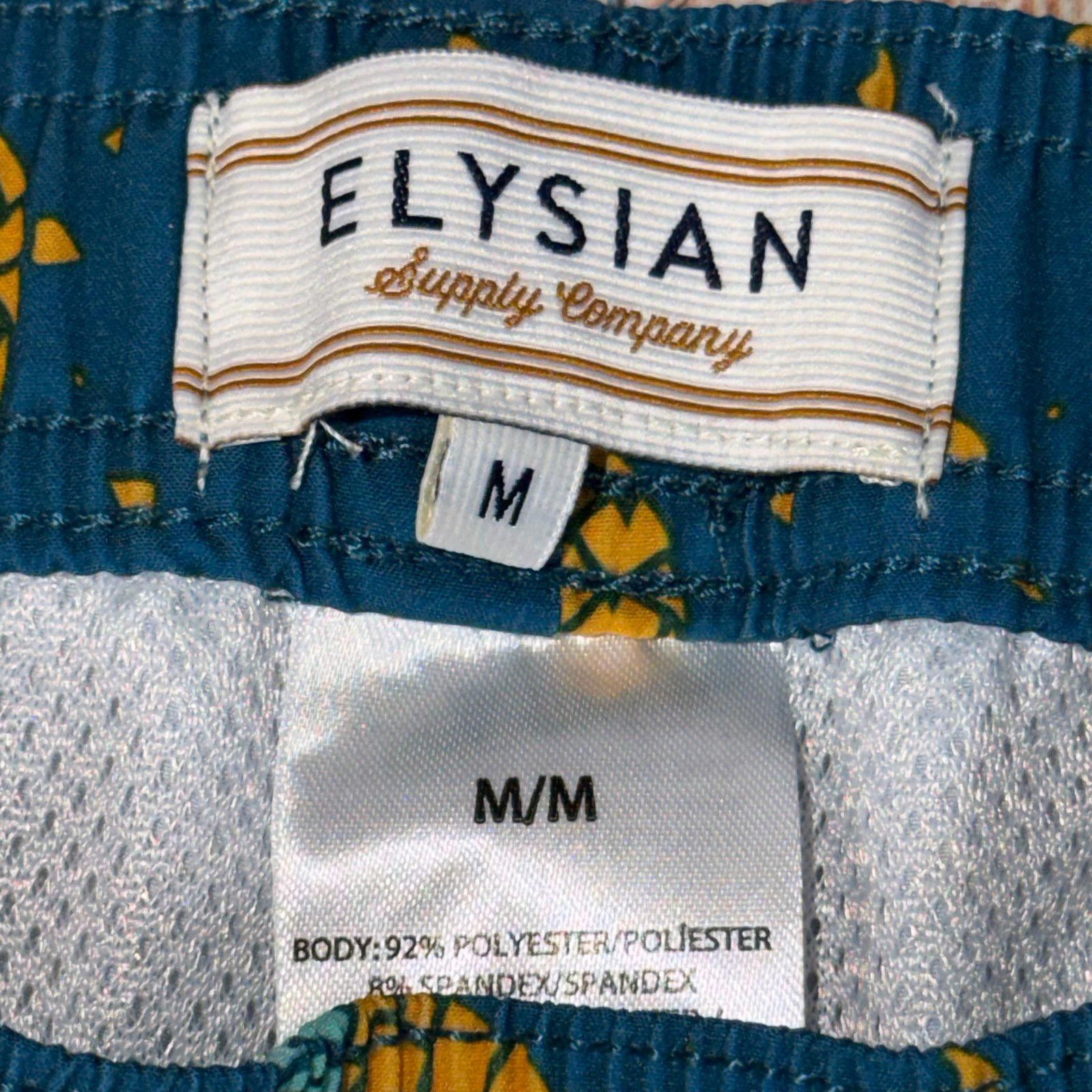 Other Elysian Supply Company Pineapple Medium Print Swim Shorts Size US 32 / EU 48 - 4 Thumbnail