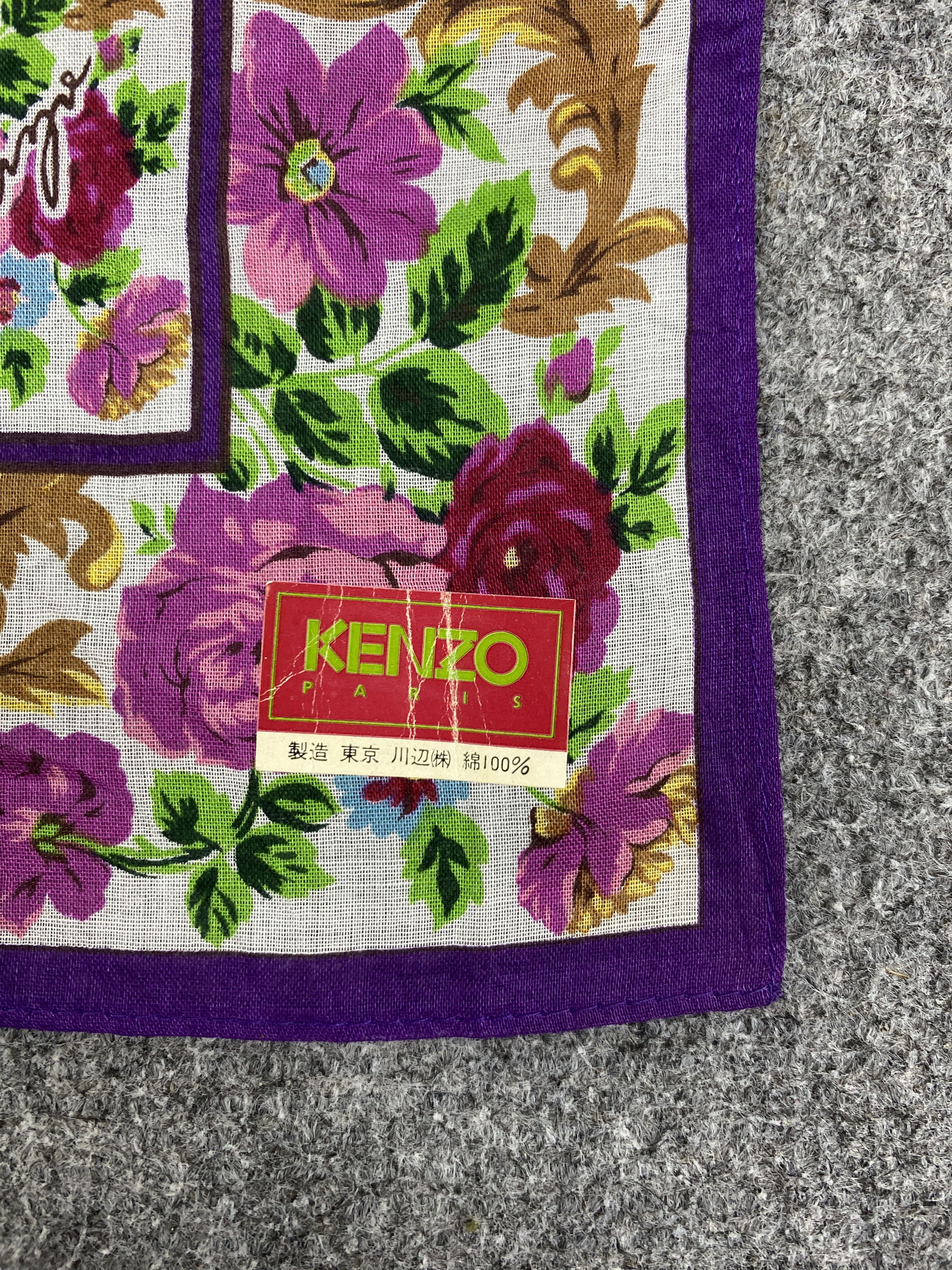Kenzo Kenzo Handkerchief / Neckerchief / Bandana HKC0602 Size ONE SIZE - 5 Thumbnail