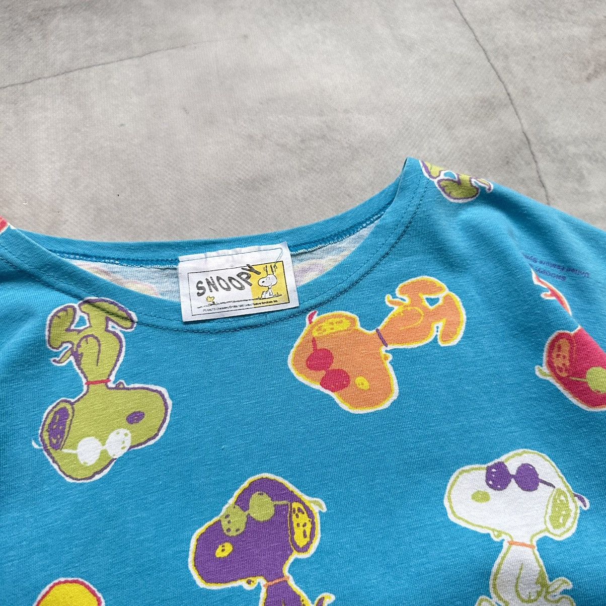 Cartoon Network × Peanuts × Vintage RARE Snoopy Monogram Vintage Peanuts Cartoon Movie T-Shirt Size US M / EU 48-50 / 2 - 5 Thumbnail