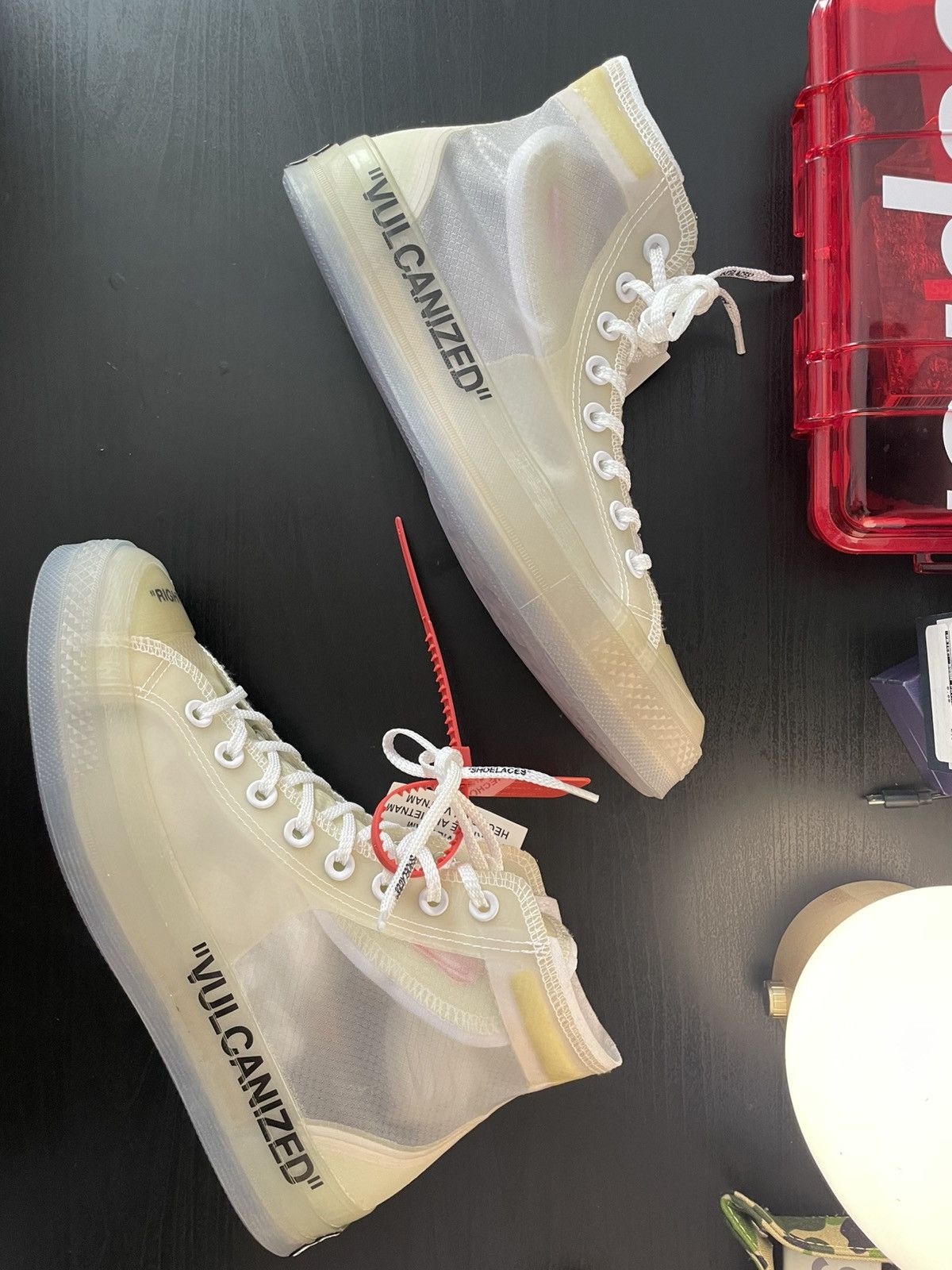 Converse × Off-White The ten Converse hi top all star Size US 8.5 / EU 41-42 - 1 Thumbnail
