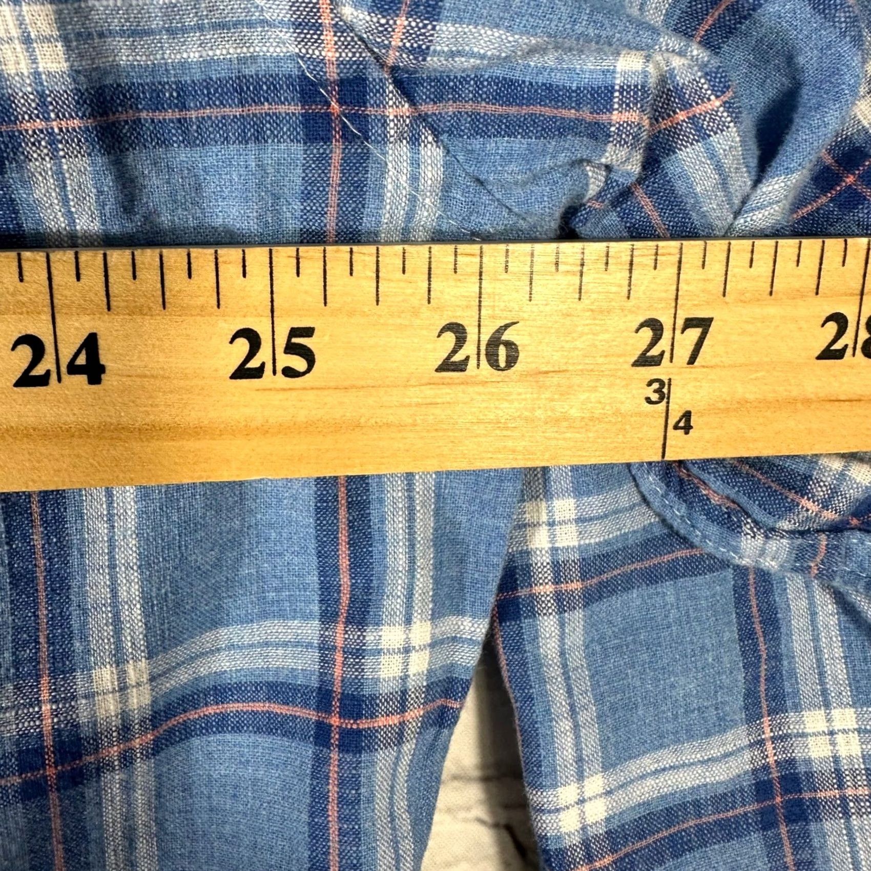 johnnie-O VINTAGE Johnnie-O Hangin' Out Button-Down Shirt Blue Plaid 2XL Mens Regatta Navy? Size US XXL / EU 58 / 5 - 7 Thumbnail