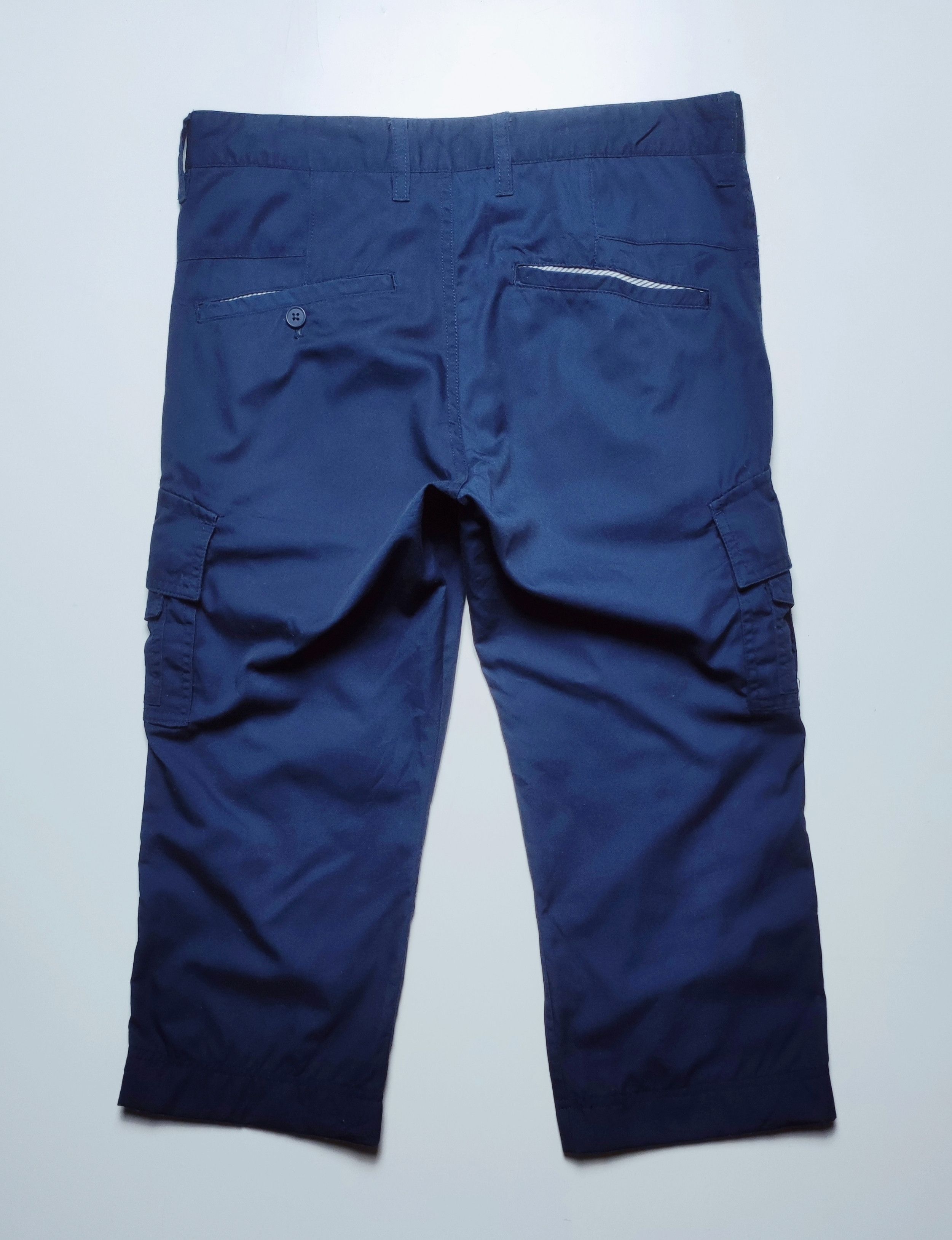 Japanese Brand Michel Klein Punk Inspired Multipocket Cargo 3/4 Pants Size US 31 - 3 Thumbnail