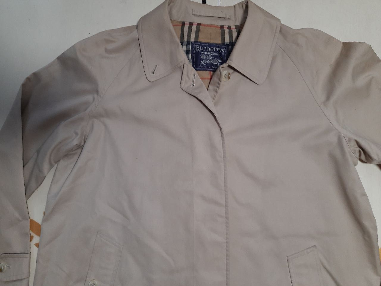 Burberry × Vintage Burberrys Coat Vintage 90's Size XL / US 12-14 / IT 48-50 - 6 Thumbnail