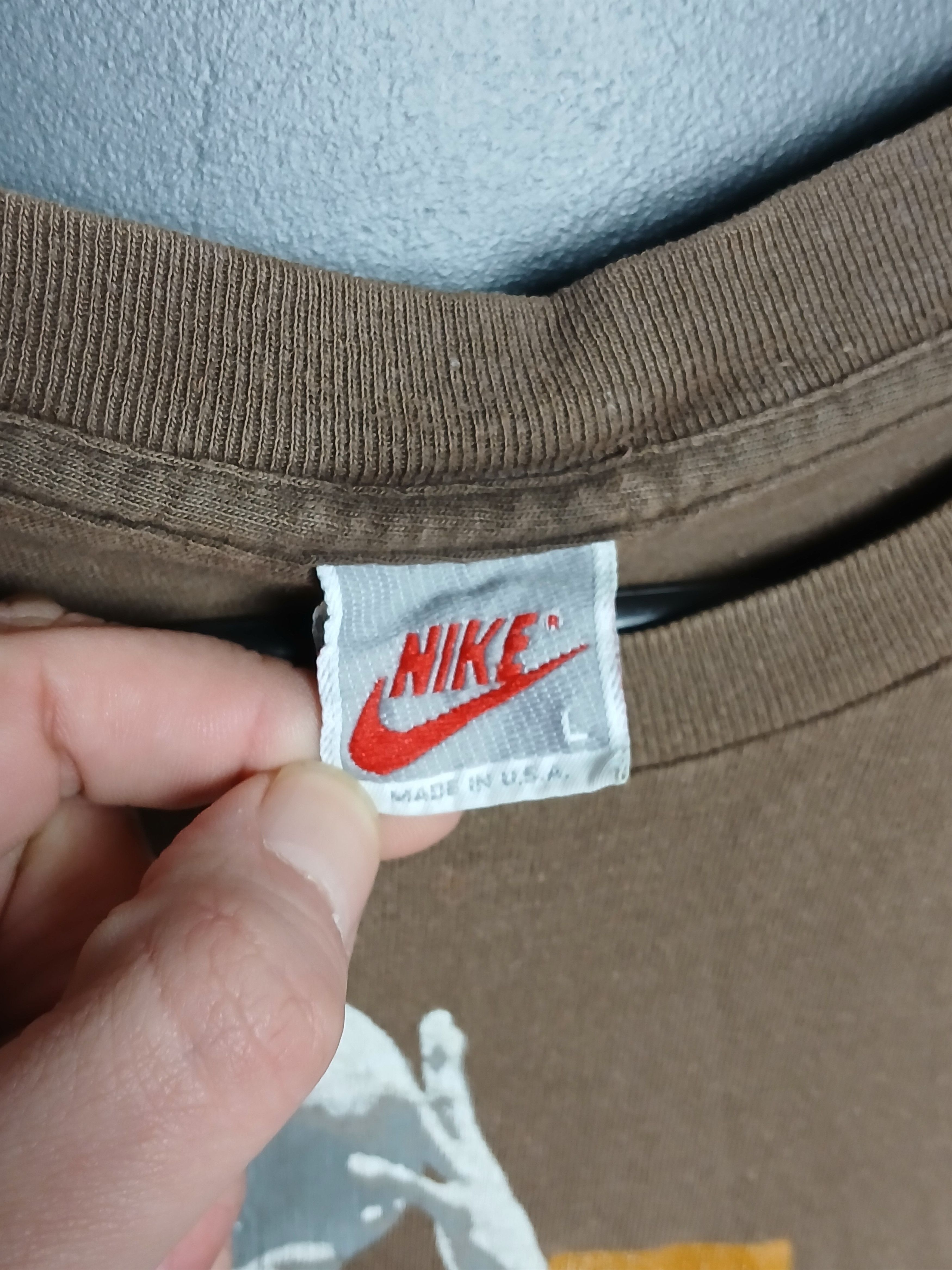 Nike × Vintage Vintage Nike Jordan T-Shirt Size US L / EU 52-54 / 3 - 12 Thumbnail