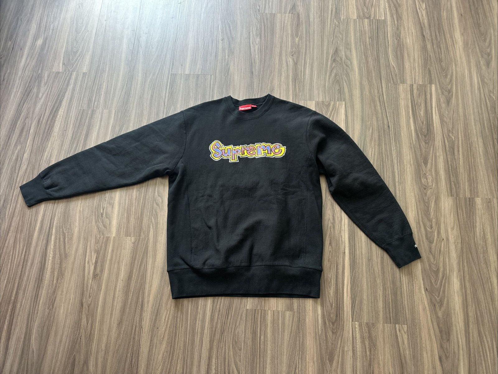 Supreme Supreme Gonz Logo Crewneck Sweatshirt FW07 Black XL Size US XL / EU 56 / 4 - 1 Thumbnail