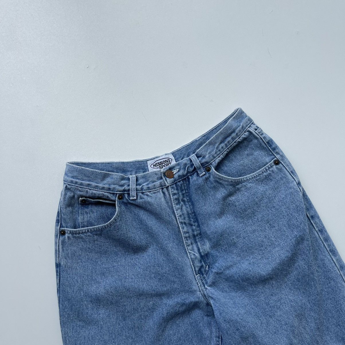 Missoni Missoni Sport Denim Cotton Baggy Vintage Jeans Stone Washed Size US 30 / EU 46 - 2 Thumbnail