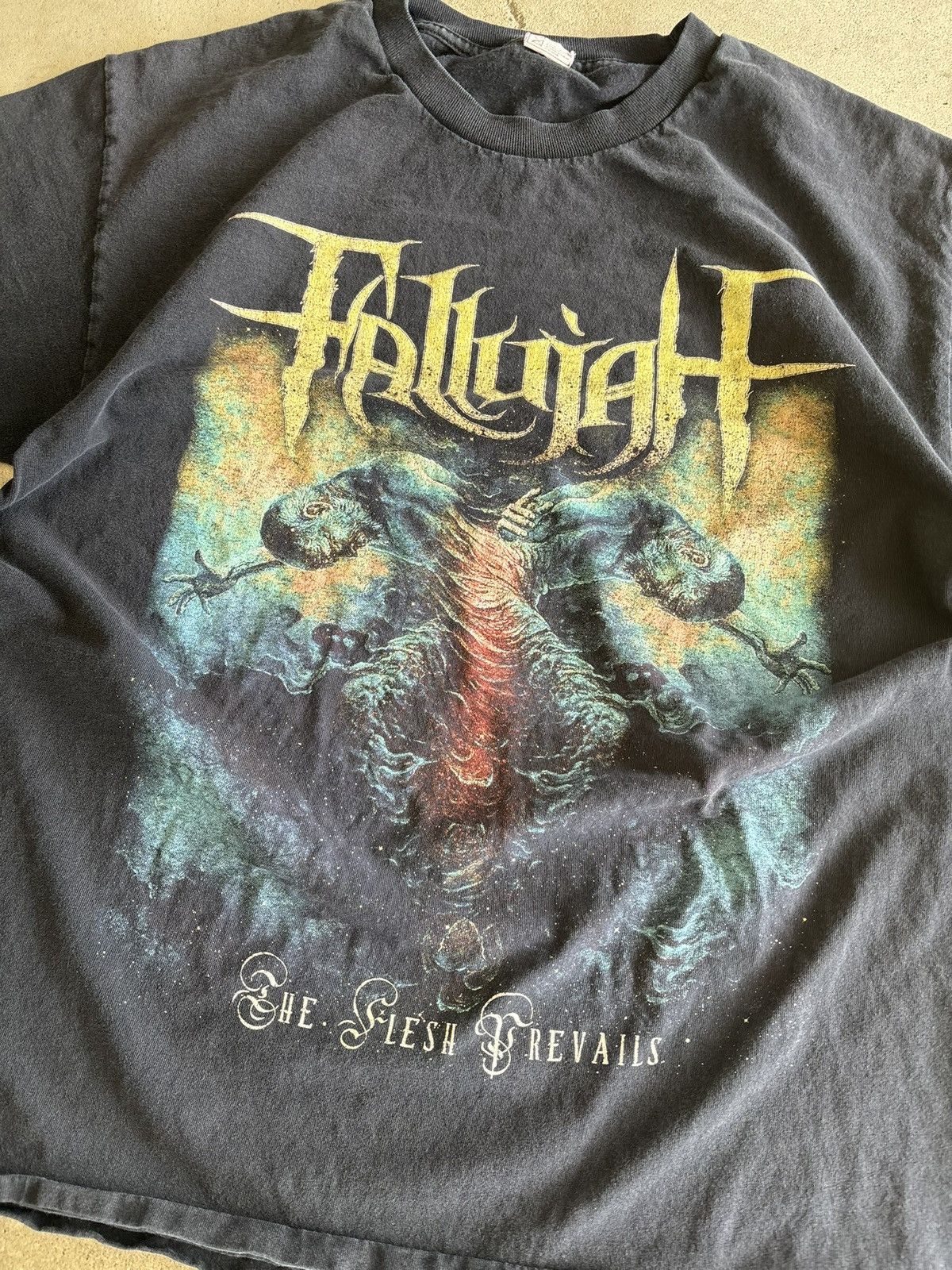 Band Tees Vintage Fallujah The Flesh Prevails Death Metal Band Tee Size US L / EU 52-54 / 3 - 3 Thumbnail