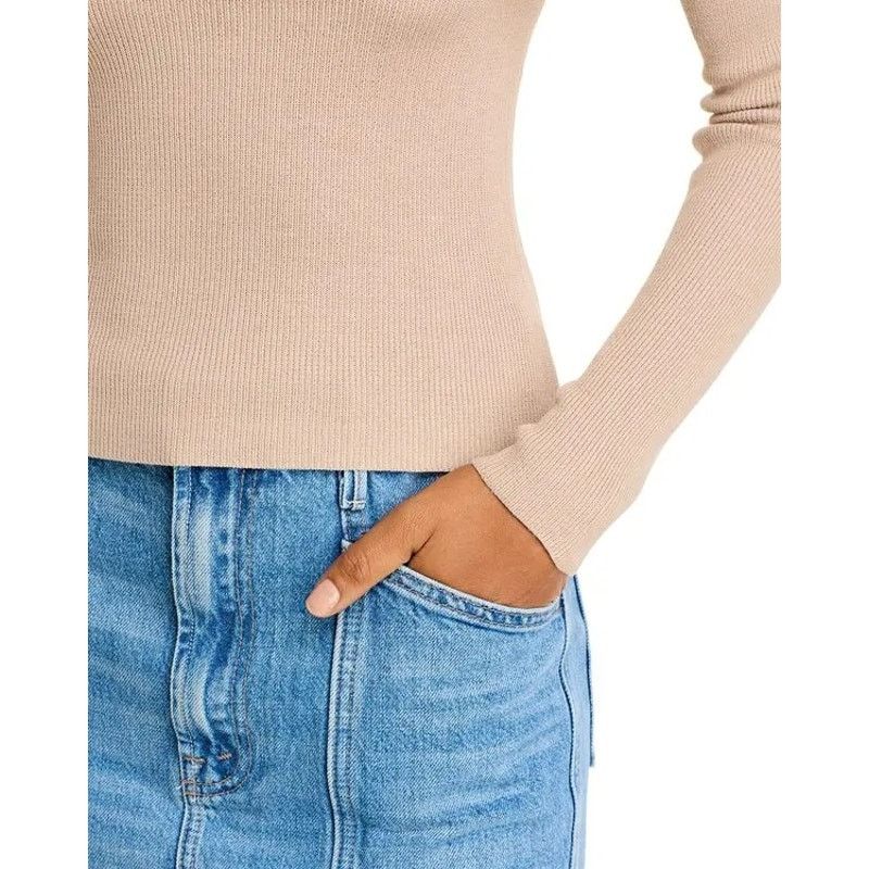 Vintage Havana Vintage Havana Women Off The Shoulder Slim Sweater Size S Size S / US 4 / IT 40 - 3 Thumbnail
