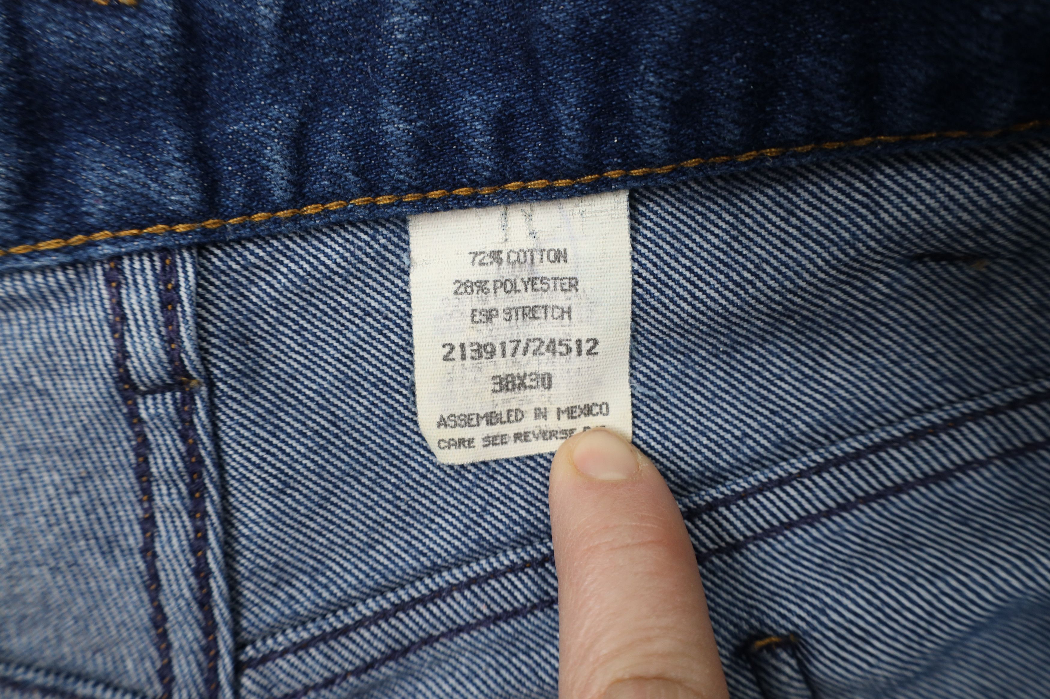 Vintage Vintage 90s Streetwear Wide Leg Bootcut Denim Jeans Blue Size US 38 / EU 54 - 6 Thumbnail