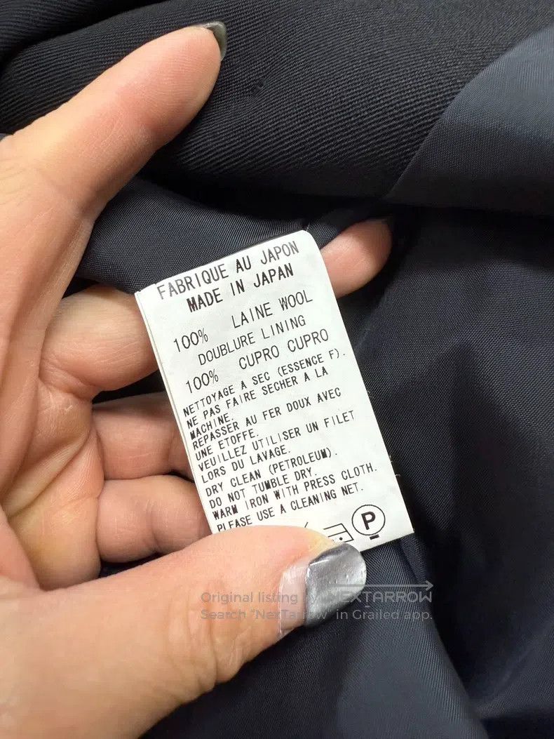 Yohji Yamamoto Yohji Yamamoto Double-breasted wool jacket Size US S / EU 44-46 / 1 - 4 Thumbnail