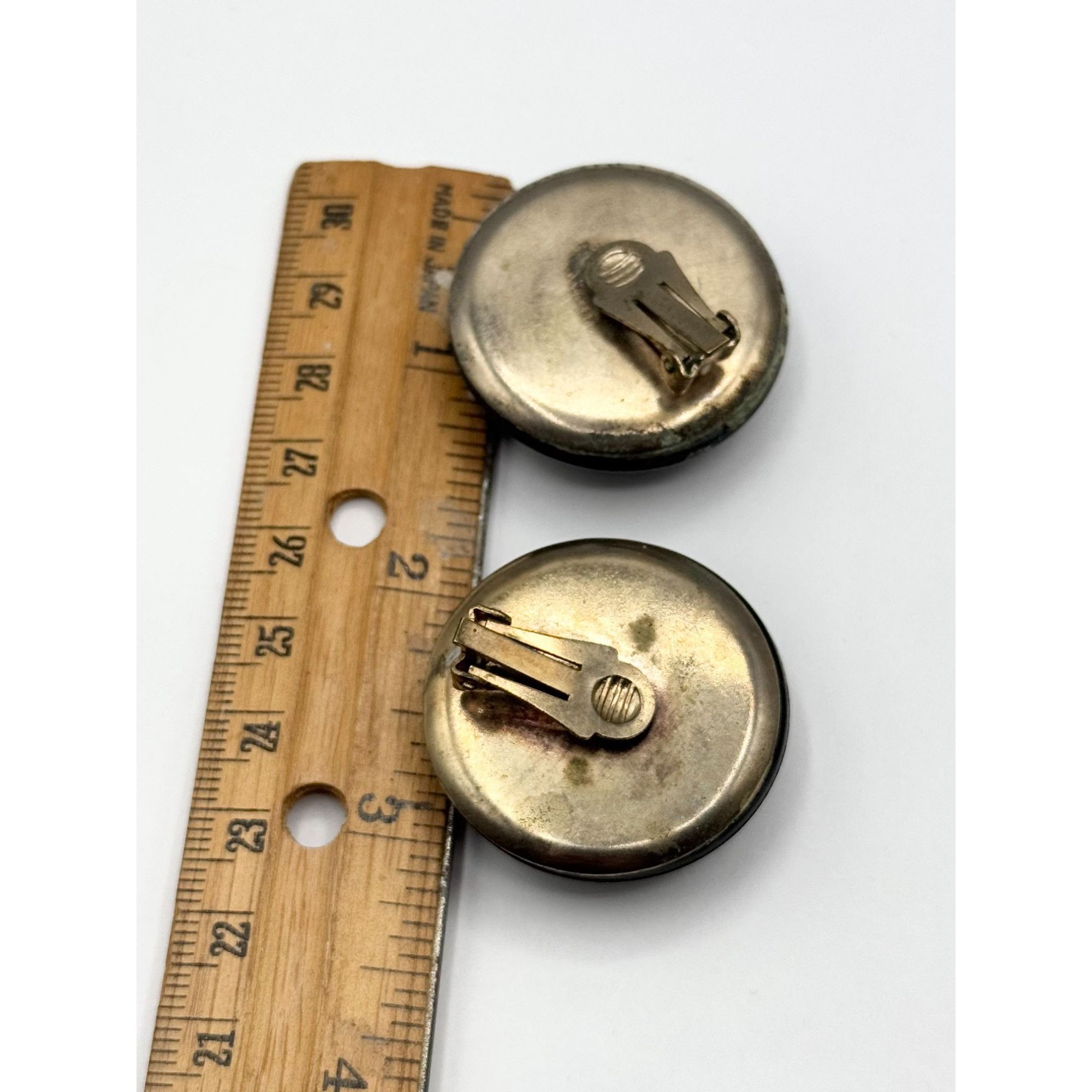 Vintage Vintage black ball stud clip on earrings Size ONE SIZE - 4 Thumbnail