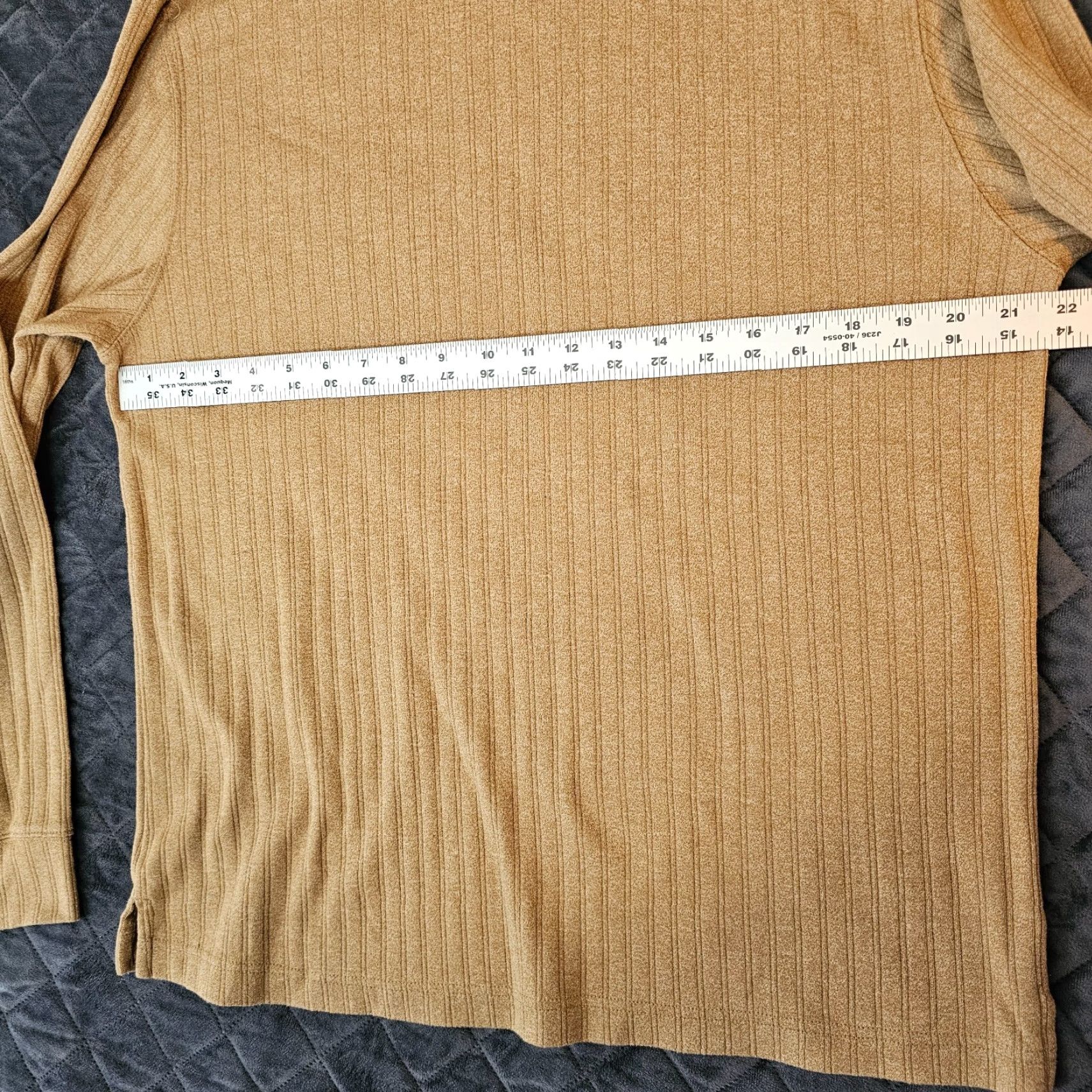 Vintage Covington Sweater Men's L Brown High Neck Long Sleeve Pullover Ribbed Knit Cotton Solid Vintage No Size US L / EU 52-54 / 3 - 4 Thumbnail