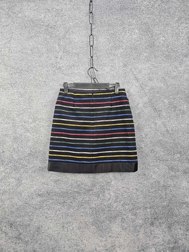 Chanel Chanel Striped skirt Size 24" / US 00 / IT 34 - 2 Thumbnail