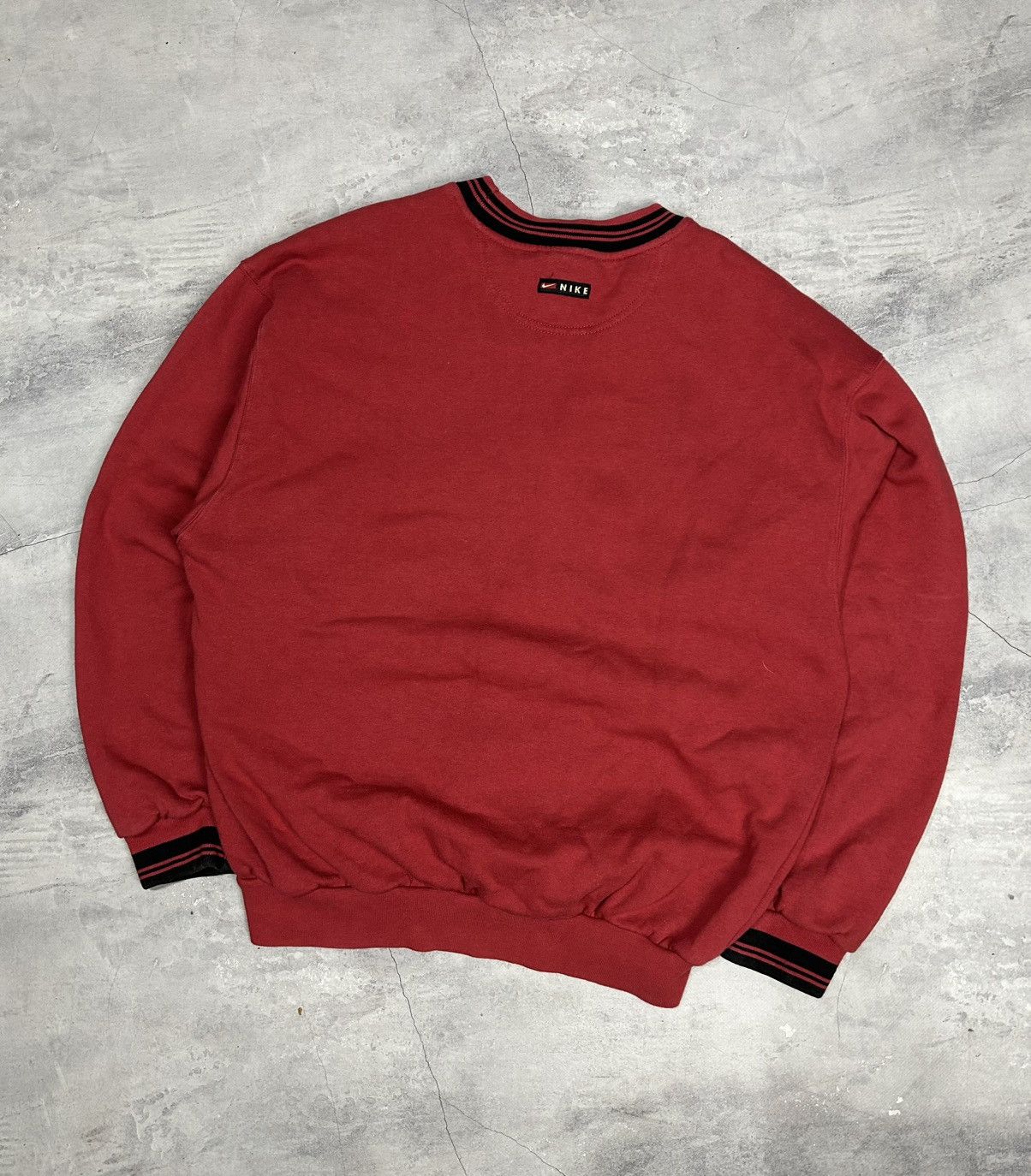 Nike Vintage Y2k Nike Big Swoosh Sweatshirt Size US M / EU 48-50 / 2 - 6 Thumbnail