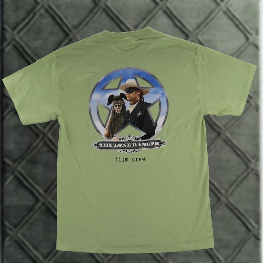 Port & Company VINTAGE The Lone Ranger Film Crew Tshirt Green PORT & COMPANY Size Medium RARE Crew Neck Mens T-Shirt Size US M / EU 48-50 / 2 - 1 Thumbnail